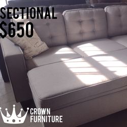 Small Grey Sectional 