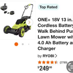 Lawn Mover 18v Bateria Y Cargador 