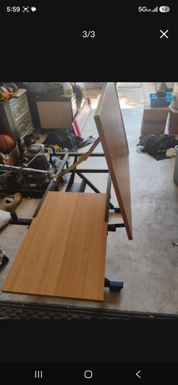 Adjustable Drafting Table with Metal Frame