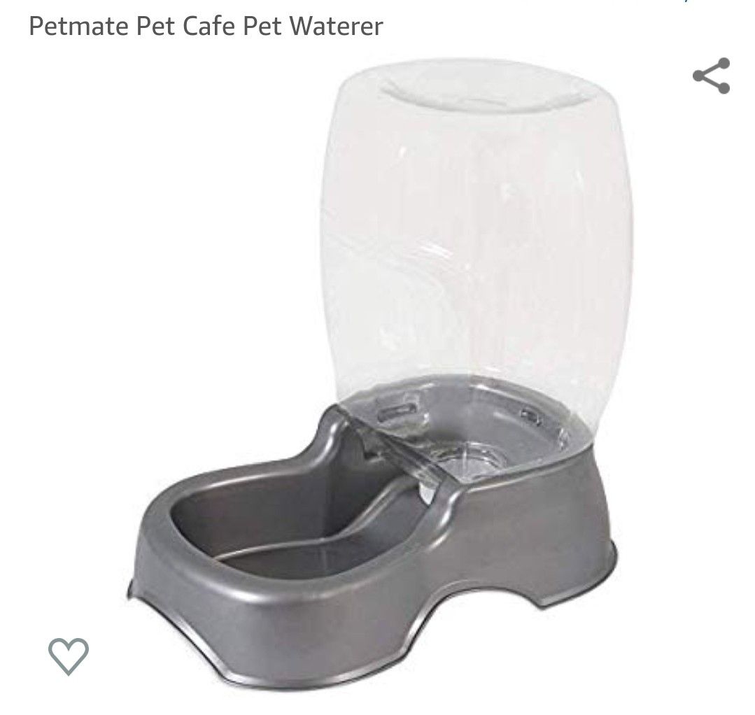 Cat food and water dispenser