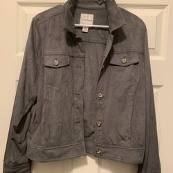 Tommy Bahama Grey Jacket Size Lg 