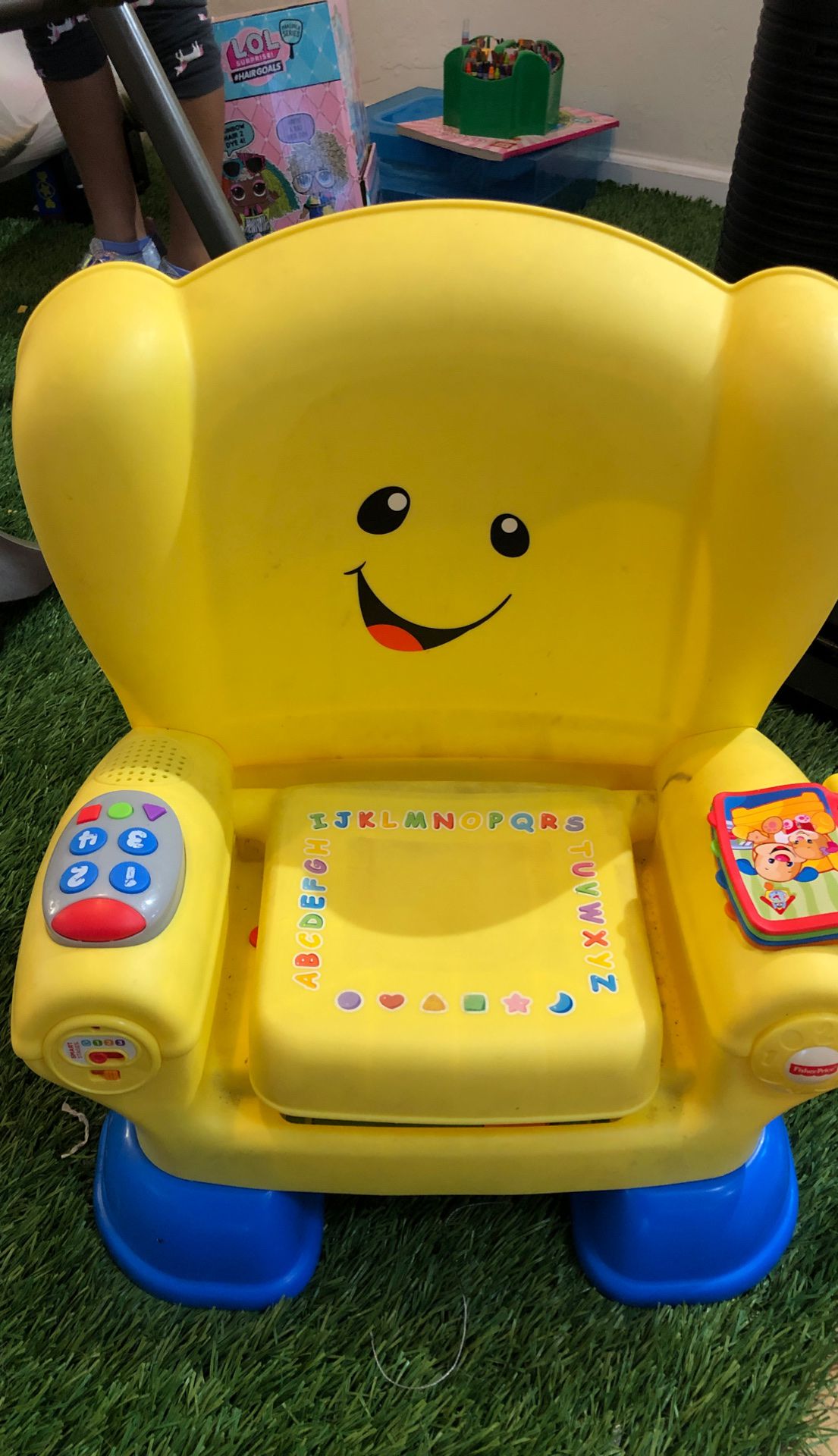 Kids fisher price learning chair