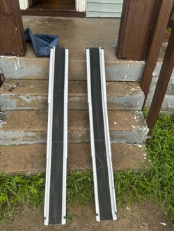 Folding Aluminum Wheelchair Ramps Set of 2