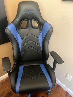 Emerge Gaming Chair Black and Blue