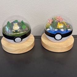 Pikachu & Snorlax Pokemon Displays 