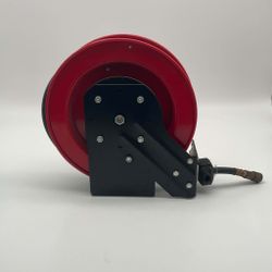 25 ft. Retractable Air Hose Reel with Rubber Air Hose