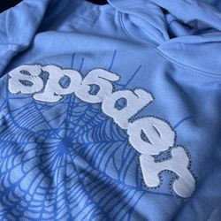 SKY BLUE SP5DER HOODIE