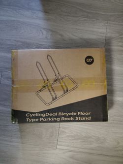 CyclingDeal Bicycle Floor Type Parking Rack Stand