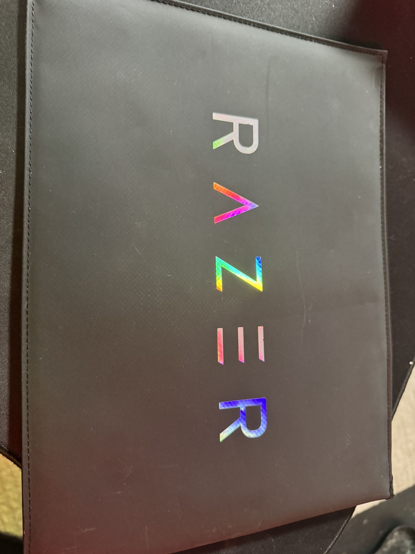 Razer 13"" Protective Laptop Sleeve: Scratch & Water-Resistant - Padded Interior Lining - Snag-Free Velcro - Flip-Out Mouse Mat - Classic Black (RC21-