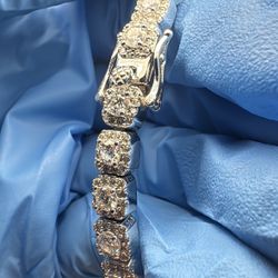 6MM Cluster Tennis Bracelet