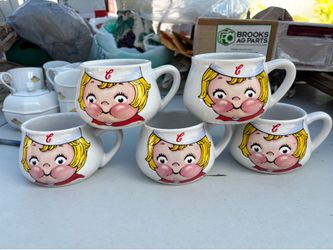 BLOWOUT SALE! 1998 CAMPBELL’S SOUP “DOLLY DINGLE” SOUP MUGS
