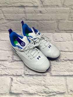 Under Armour Harper 7 Low TPU Grade School Kids Baseball Cleats Size 4Y