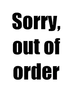 Sorry, out of order Signs for Businesses (15 Pack)