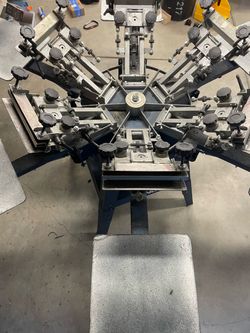 Ranar 6/6 screen printing press