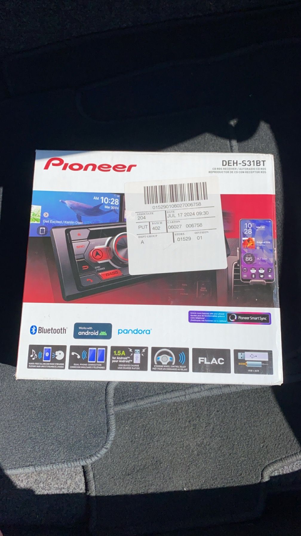 Pioneer Head Unit DEH-S31BT