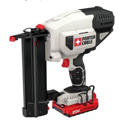 20 V Porter Cable Cordless Brad Nailer w/Lithium Battery  - Sells $210 New