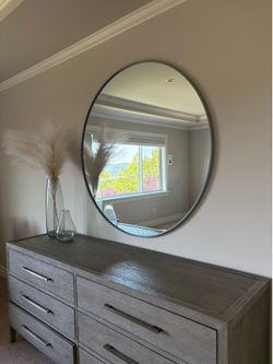 Oversized Round Mirror - 48”