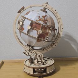 ROBOTIME 3D Wooden Puzzle for Adults- Luminous Globe ST003