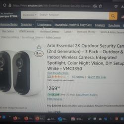 Arlo essential 2k outdoor camera 2nd generation 