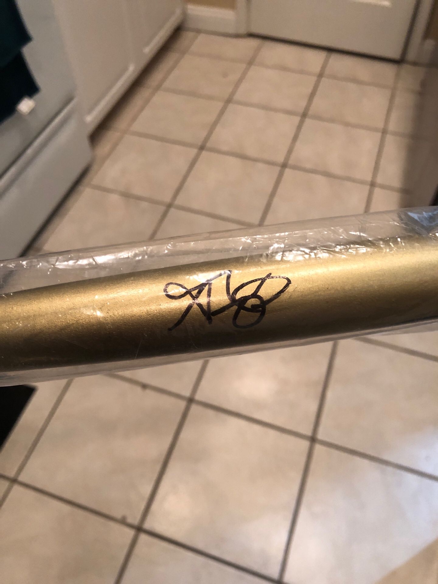 Alec Bohm Singed Clearwater Threshers (Phillies minor league) Mini Bat PHILLIES #1 prospect