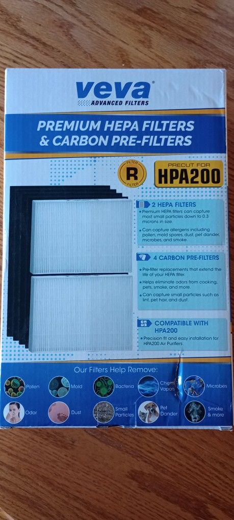 Replacement Filter Set – Compatible with Honeywell HPA200, 202, 204, 250B
