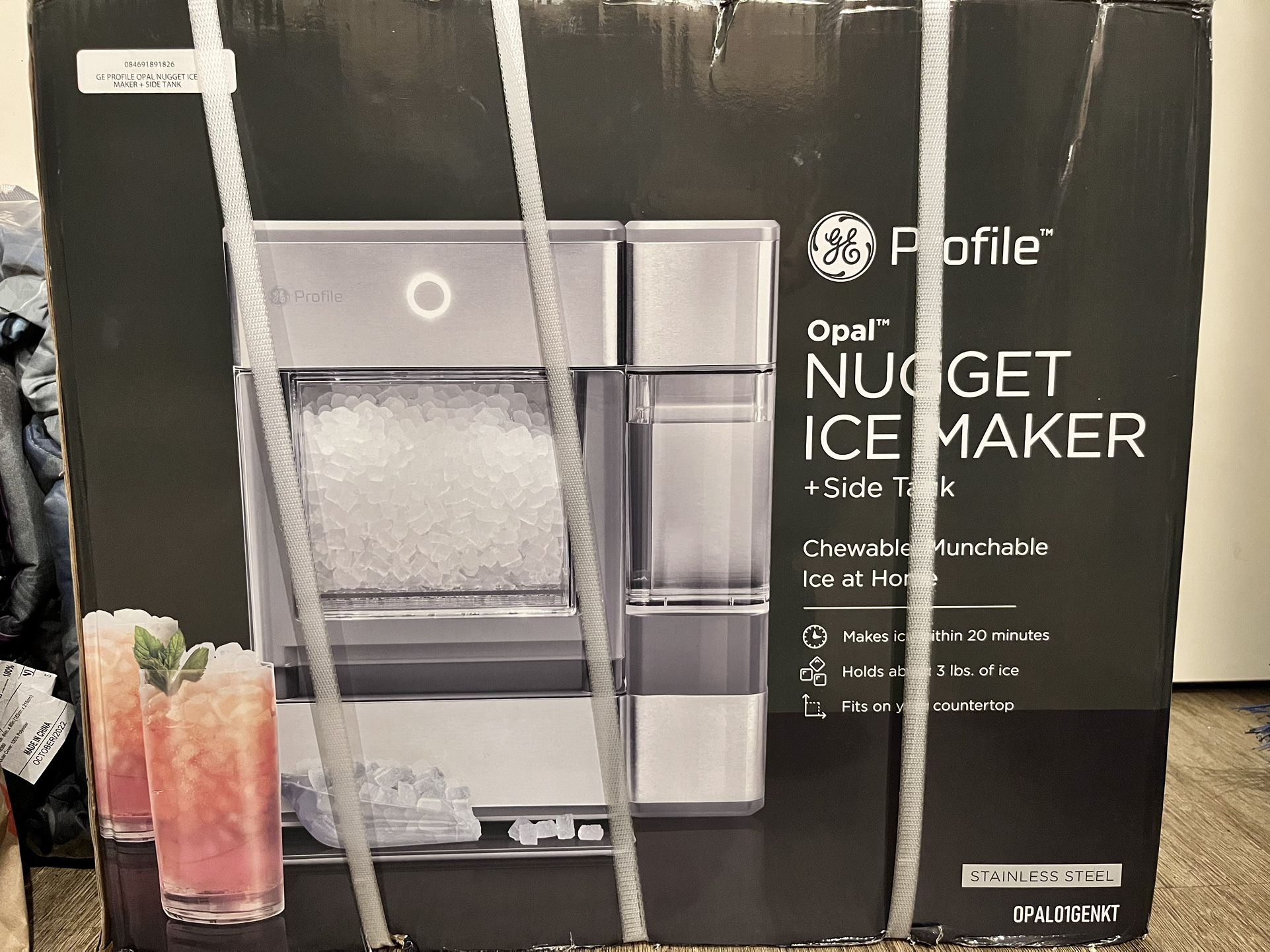 General Electric Profile Opal Nugget Ice Maker w/ Side Tank 