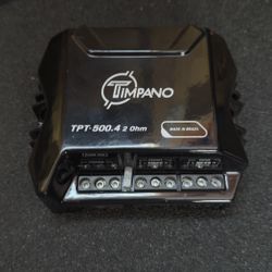 Timpano Compact 1 Channel TPT500 2 Ohms Car Audio Amplifier- 1x 500 Watts at 2 Ohm