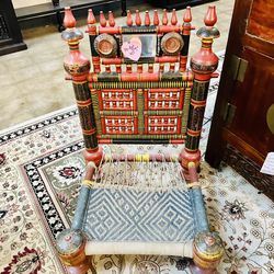 Vintage Pidha Punjabi Chair 