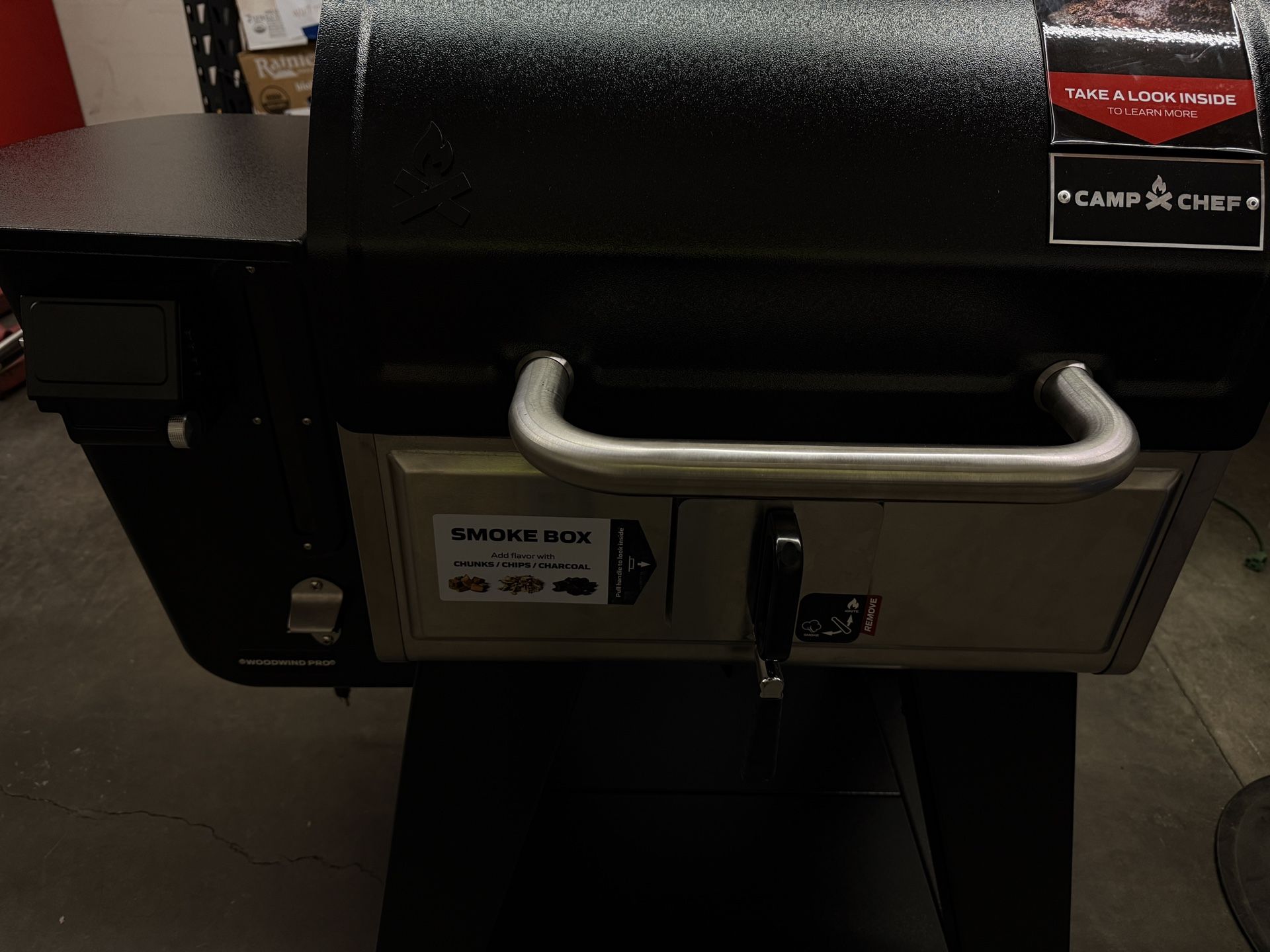Camp Chef Woodwind PRO WIFI 24 811-Sq. in Black Pellet Grill with Smart Compatibility Item #(contact info removed) | Model #PG24WWSB
