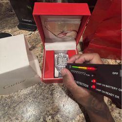 Vvs Mossanite Watch Passes All Diamond Tester Guaranteed 