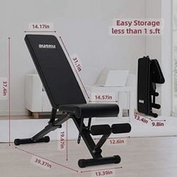 New workout bench still on the box