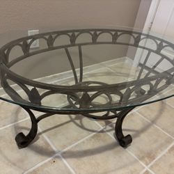 Oval Shaped Coffee Table