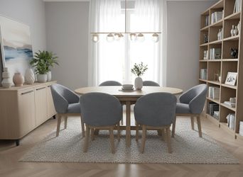 New Arrival!! 7 Pc Midcentury modern Dining set!!!