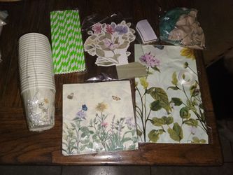 Floral party set