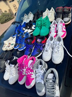Mixed Lot of Nike and Jordan Sneakers