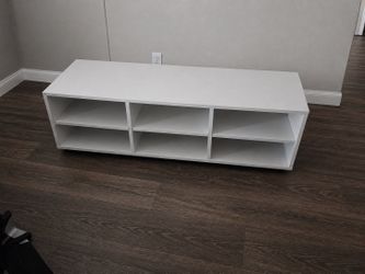 White tv stand