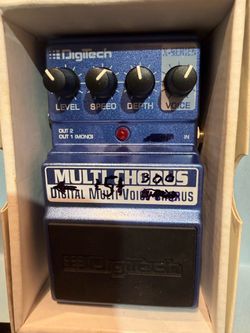 Digit, Tech X series, multi chorus, digital guitar pedal