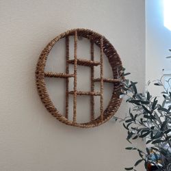 Wicker Boho Shelf