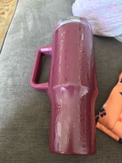 Large fall Tumbler with Handle and Lid
