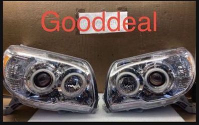 #OH96 FIT 2006-2009 Toyota 4Runner LED DRL Halogen Headlight Head Lights Pair Set
