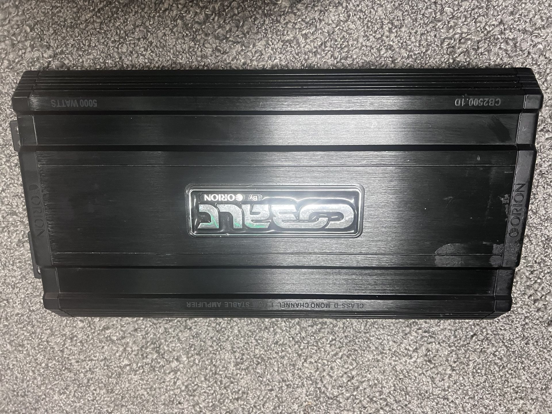Orion CB 2500.1D 5000 Watts Class D Mono Amplifier 5000 Watts