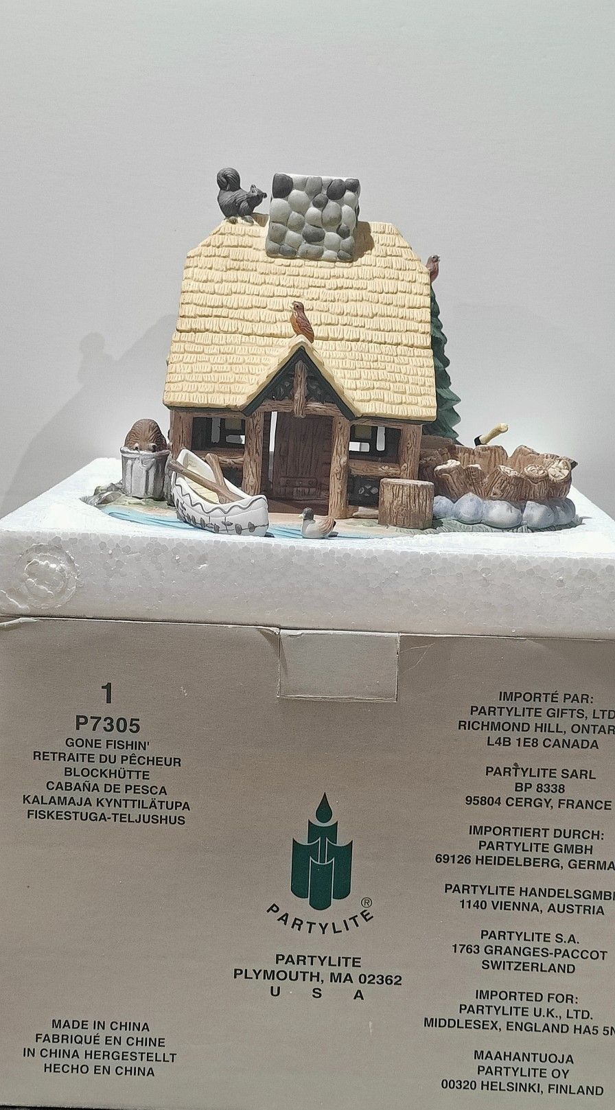 "Gone Fishin'" Hand-Painted Collectible