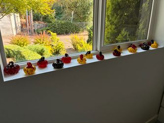 Mini Blown Glass Pumpkins $12 Each