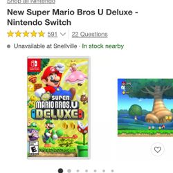 Nintendo Switch Super Mario Deluxe 
