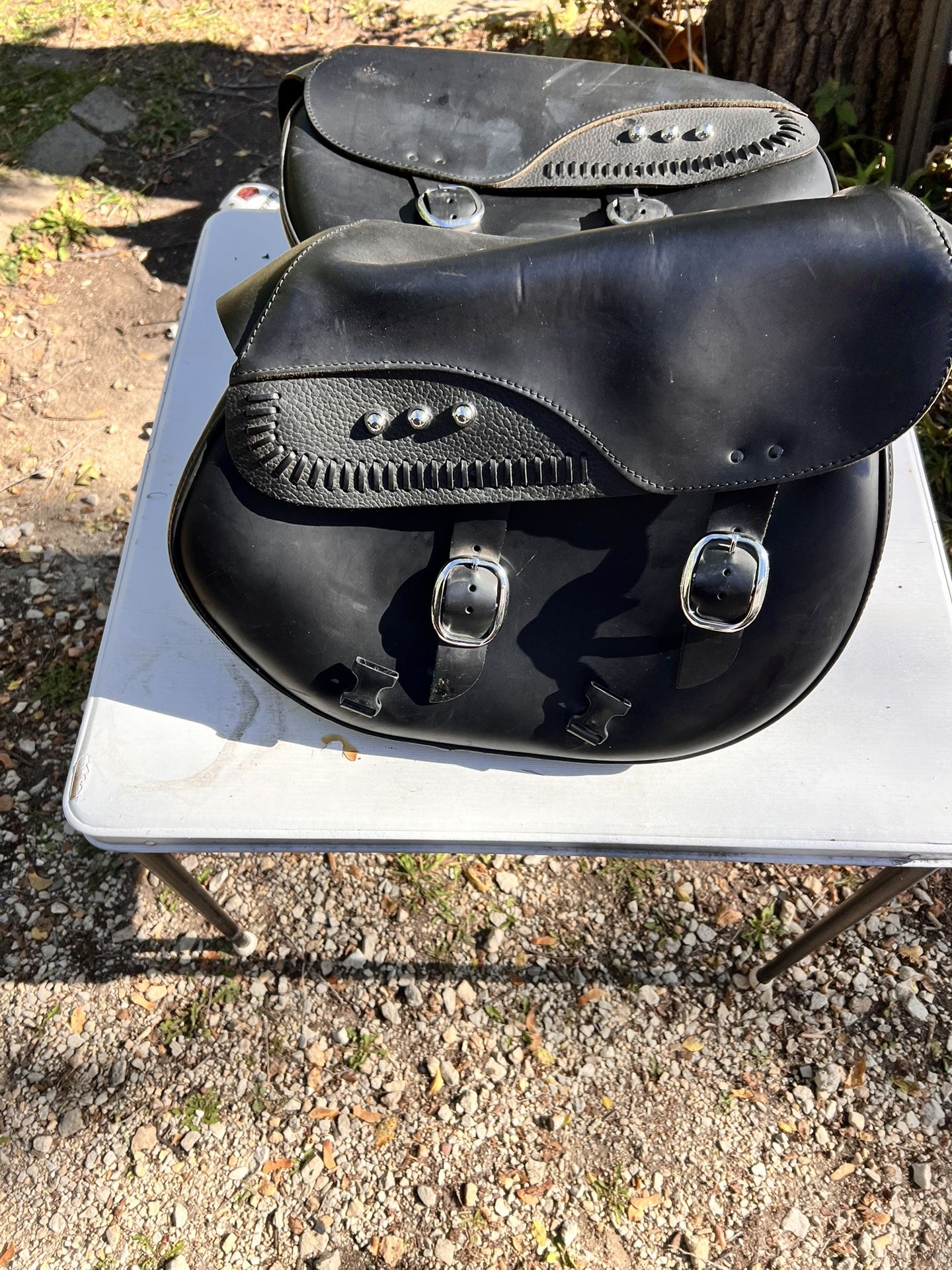 Harley quick detach Softail Bags