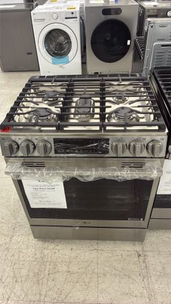 LG Smart Gas Slide-In Range Stainless Steel