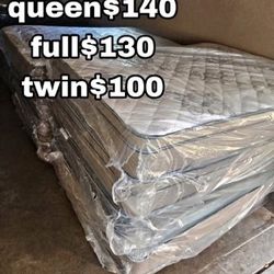 Mattress Set Plush Pillow Top 