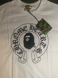 Bape x Chromehearts White Tee (Size Medium)