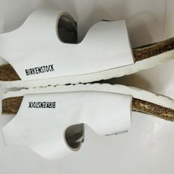 Birkenstock Milano White Strappy Slingback White Girl Sandals Euro 35
