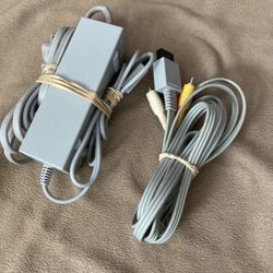 Nintendo Wii U power adapter and game pad charger